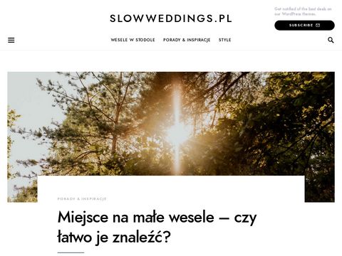 Slowweddings.pl ślub w plenerze Warszawa