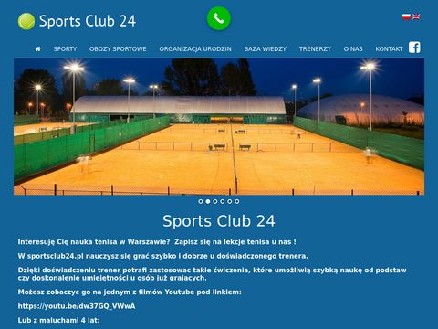 Sportsclub24.pl trener tenisa