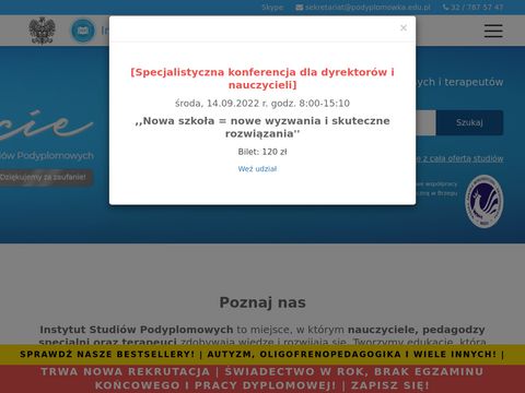 Studia.slask.pl studia podyplomowe dla nauczycieli