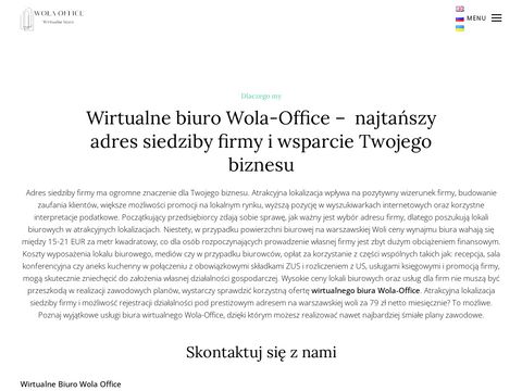 Wola-office.pl - wirtualne biura Warszawa Wola