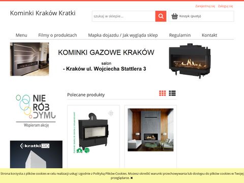 Kominki-krakow-kratki.pl - montaż