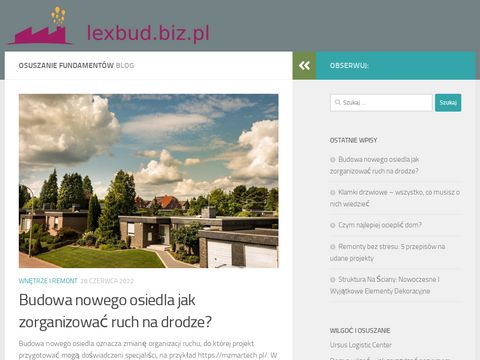 Osuszanie budynków - lexbud.biz.pl