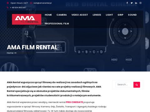Amarental.pl - wypożyczalnia aparatów filmowych