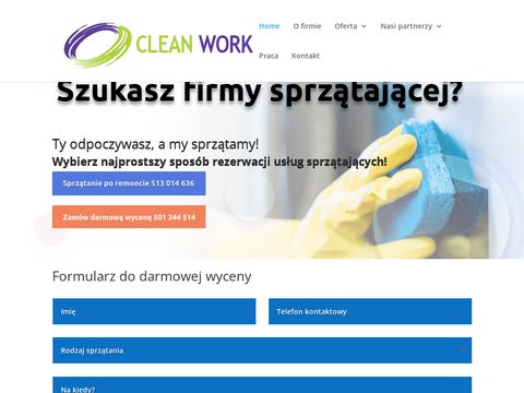 Firma sprzątająca CleanWork Szczecin