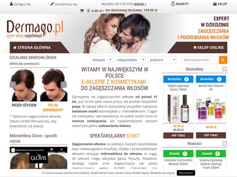 Dermago.pl - kosmetyk zagęszczające włosy