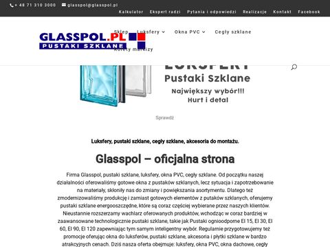 Glasspol.pl szkło luksfery fusing okna