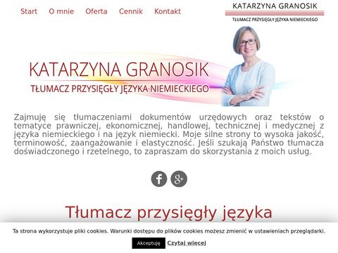 Katarzyna Granosik tłumacz Łódź