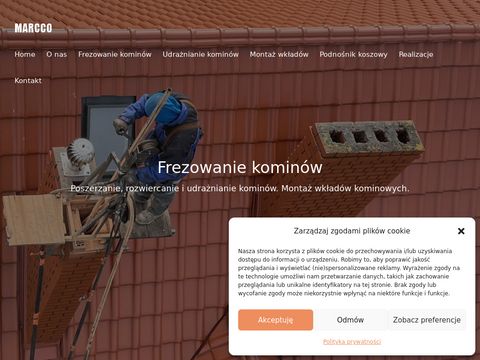 Frezujemykominy.pl naprawa kominów Poznań