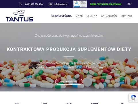 Tantus.pl - suplementy diety producent