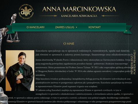 Adwokat Anna Marcinkowska Łódź