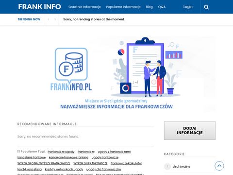 Frankinfo.pl - kancelaria kredyt we frankach