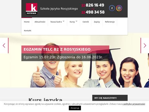 Katiusza.edu.pl - kurs rosyjskiego Warszawa