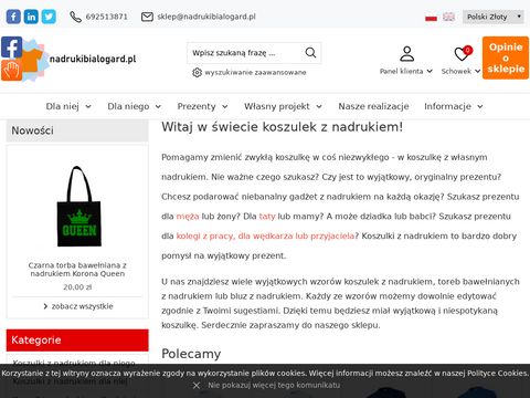 Nadrukibialogard.pl - koszulki nadrukiem