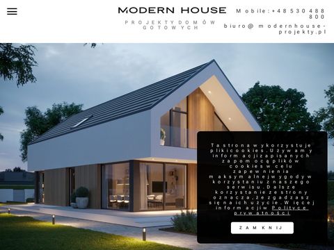 MODERN HOUSE - projekty domów z płaskim dachem