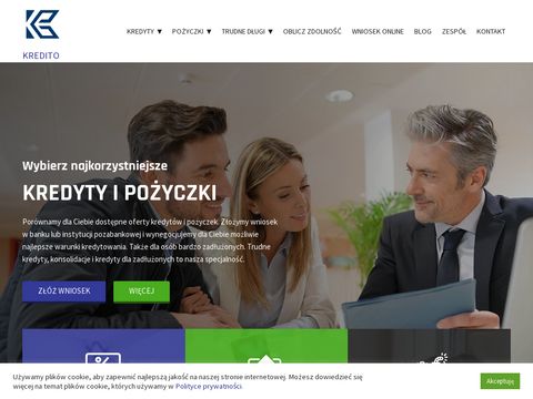 Kredito.com.pl - kredyt dla zadłużonych