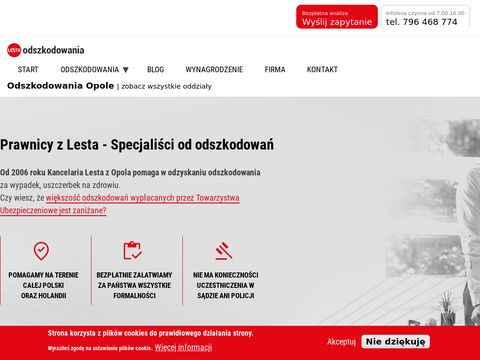 Kancelarialesta.pl - odszkodowania powypadkowe