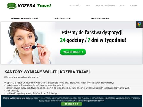 Kozera-travel.pl kantor wymiany walut