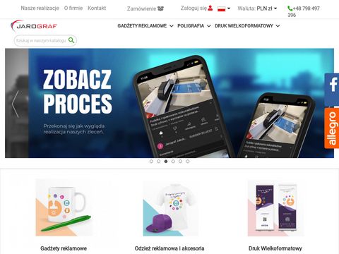 Jarograf.pl gadżety reklamowe dla firm