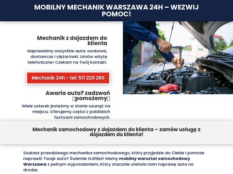 Mobilnymechanik.waw.pl awaryjne uruchamianie