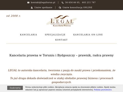 Legaltorun.pl - kancelaria prawna w Bydgoszczy