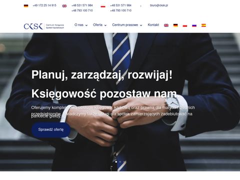 Cksk - księgowość dla spółki Warszawa