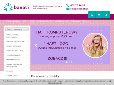 Banati.pl - fartuszek kosmetyczny