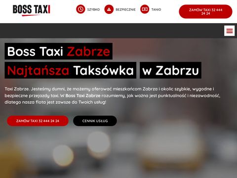 Boss-taxi.pl - bezpieczna taksówka w Zabrzu