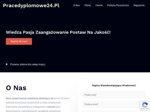 Pracedyplomowe24.pl - wzory prac dyplomowych