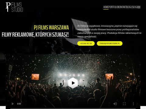 Pjfilmsstudio.pl produkcja filmowa w Warszawie