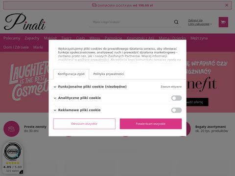 Pinali.pl - sklep internetowy kosmetyki