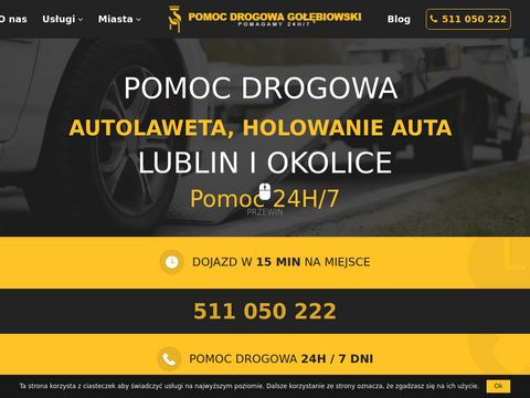 Pomocdrogowa-golebiowski.pl - wezwanie pomocy