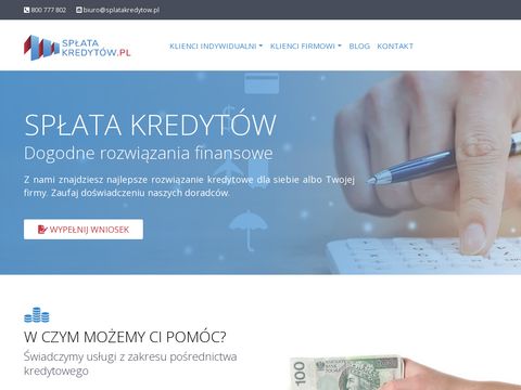 Splatakredytow.pl splać swoje kredyty teraz