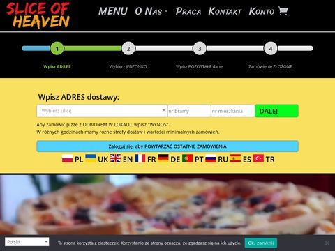Slice of Heaven pizza Wrocław - nocna pizzeria