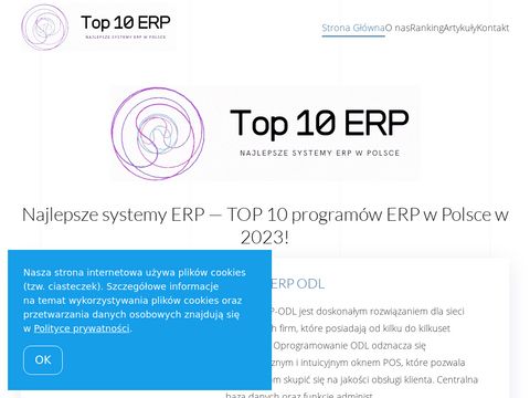 Top10erp.pl ranking systemów