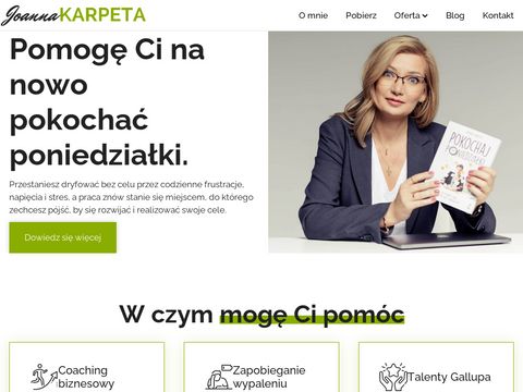 Joannakarpeta.pl coaching menedżerski