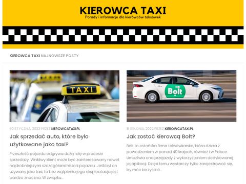 Kierowcataxi.pl - porady dla kierowców