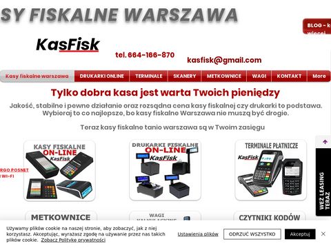 Kasfisk.com - tanie kasy fiskalne Warszawa