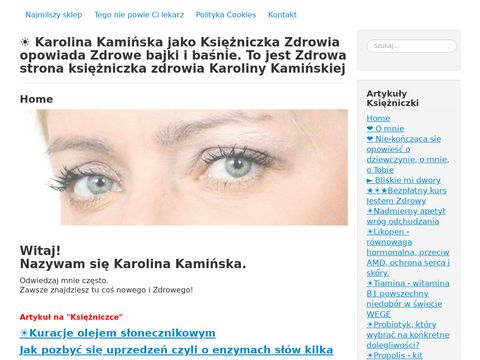 Karolina Kamińska przeurocza księżniczka zdrowia
