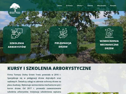 Greentrees.pl - kursy dla arborystów