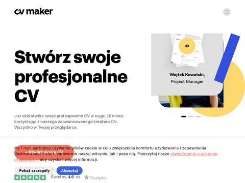CV-maker.pl - przykładowe