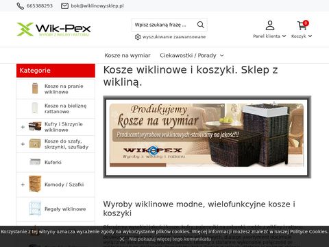 Wiklinowy.sklep.pl - kosze na pranie