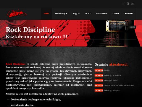 Rockdiscipline.com - nauka gry na gitarze Lublin